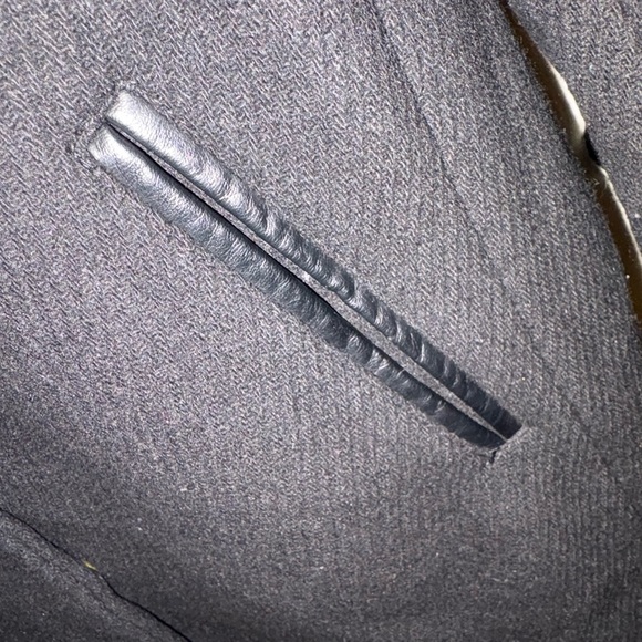 Cole Haan Signature Wool Blend Toggle Coat w/ Faux Fur Hood – Size 10 Black - Picture 7 of 14